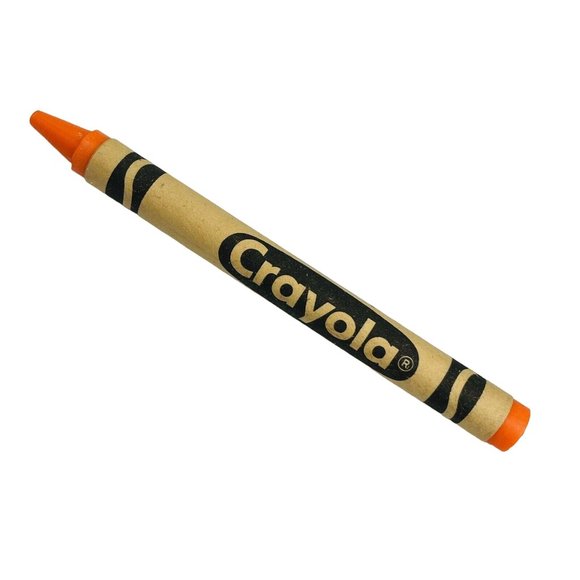 Ultra Yellow Crayola Crayon Fluorescent Retired Permanent Name Change Vintage - Picture 9 of 10